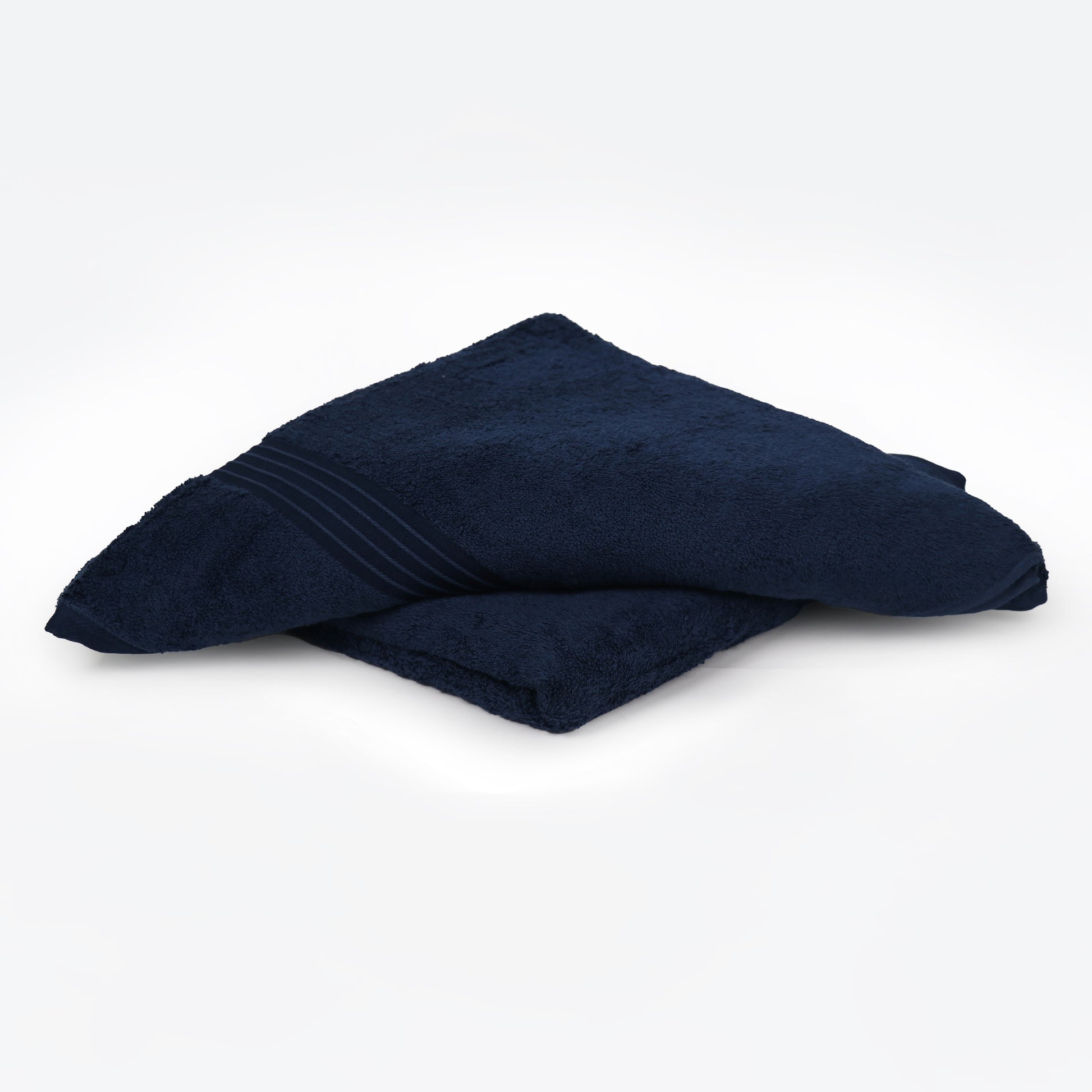 Premium Navy Blue Pack of 2  600gsm High Quality Cotton Bath Towel 70x140cm