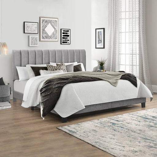 Novel Upholstered King Low Profile Platform Bed - Cotton Home
