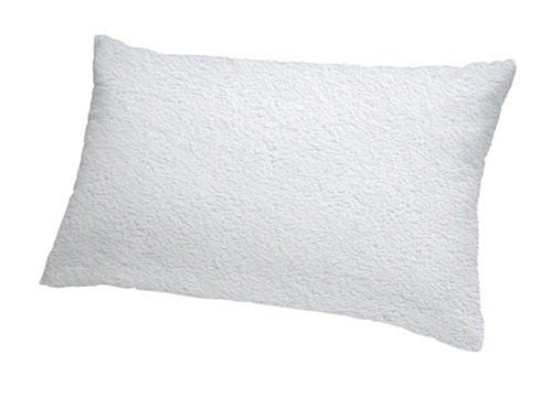 Coral Fleece Waterproof Pillow Protector 50 X 70 CM - 1 Piece, White