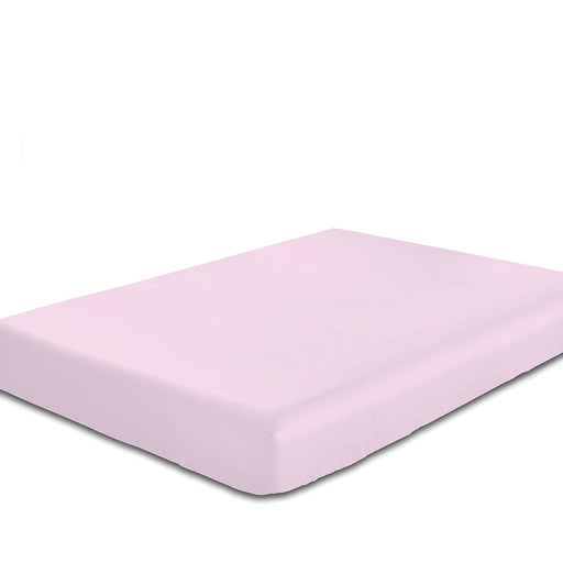 Rest Super Soft Double Flat Sheet 200x220cm-Pink - Cotton Home