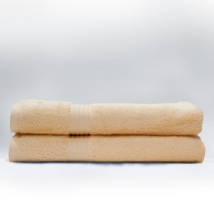 Premium Peach Pack of 2  600gsm High Quality Cotton Bath Towel 70x140cm