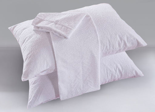 Coral Fleece Waterproof Pillow Protector - Pack of 2 - 50x70cm