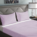 3 Piece Flat Sheet Set Super Soft Pink Single Size 160x220 with 2 Pillow Case - Cotton Home
