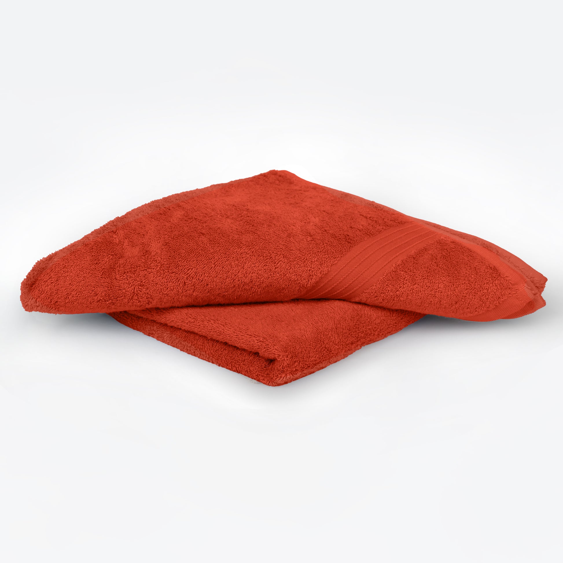 Premium Red Pack of 2 600gsm High Quality Cotton Bath Towel 70x140cm