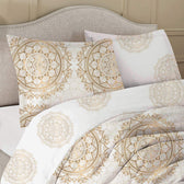 3 Piece Printed Festive Comforter Set