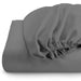REST 3PCS SET KING FITTED SHEET SUPER SOFT-SILVER - Cotton Home