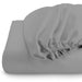 Rest Super soft Fitted sheet 160 X 200 + 30 CM-Silver - Cotton Home