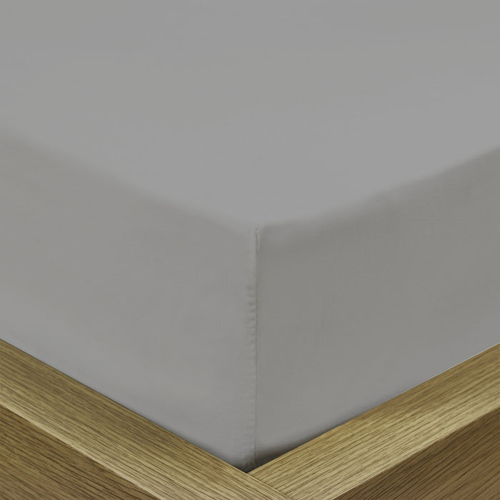 Rest Super Soft Single Flat Sheet 160x220cm-Silver - Cotton Home