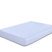Rest Super Soft Double Flat Sheet 200x220cm-Sky Blue - Cotton Home