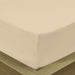Rest Super soft Fitted sheet 90 X 200 + 20 CM-Stone - Cotton Home