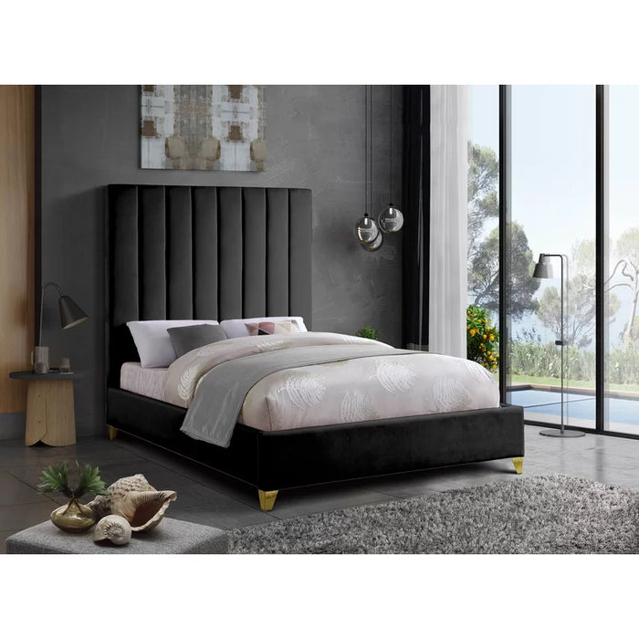 Terbal Tufted Upholstered Platform Bed