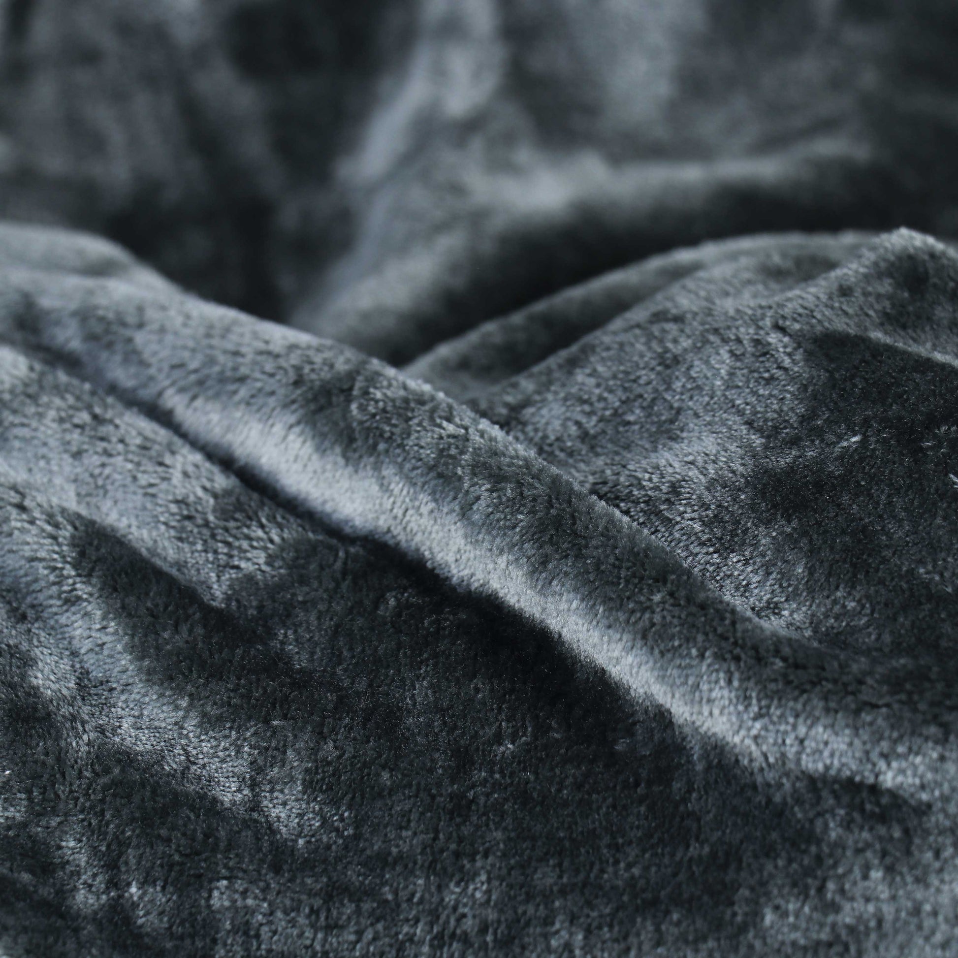 Micro Flannel Blanket Single Piece - 160x220cm - Silver