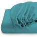 Rest Super soft Fitted sheet 120 X 200 + 25 CM-Teal - Cotton Home