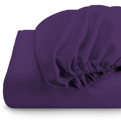 Super Soft fitted sheet 90x200+20 CM - Violet