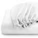 REST 3PCS SET KING FITTED SHEET SUPER SOFT-WHITE - Cotton Home
