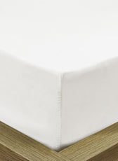 REST 3PCS SET KING FITTED SHEET SUPER SOFT-WHITE - Cotton Home