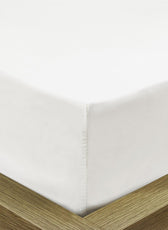 REST 3PCS SET DOUBLE FITTED SHEET SUPER SOFT-WHITE - Cotton Home