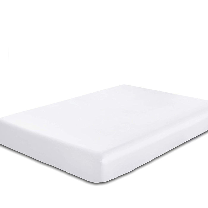 Rest Super Soft King Flat Sheet 240x260cm-White - Cotton Home