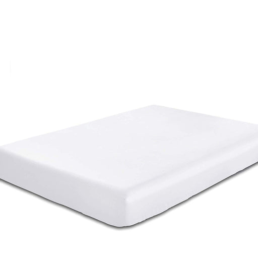 Rest Super Soft Single Flat Sheet 160x220cm-White - Cotton Home