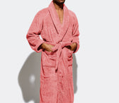 Bathrobe With Pockets Terry  - Peach - Cotton Home