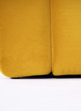 Yawalrack Modern Velvet Upholstered Sofa 3-Seater Sofa Luxury Sofa - Cottonhome.ae