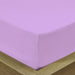 Rest Super Soft Single Flat Sheet 160x220cm-Violet - Cotton Home