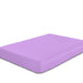 Rest Super Soft Single Flat Sheet 160x220cm-Violet - Cotton Home