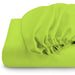 Rest Super soft Fitted sheet 200 X 200 + 30 CM-Lime - Cotton Home