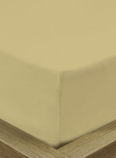 REST 3PCS SET KING FITTED SHEET SUPER SOFT-MUSTARD - Cotton Home