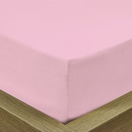 Rest Super Soft Single Flat Sheet 160x220cm-Pink