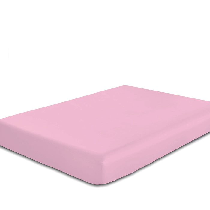 Rest Super Soft Flat Sheet 160x220cm-Pink - Cotton Home