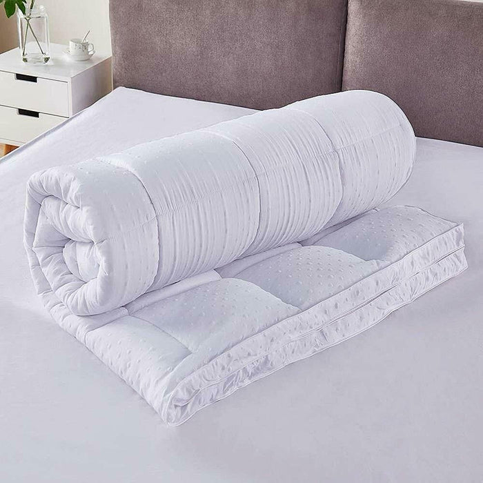 Premium Hotel Quality Extra Deep 120X200+5 cm 3D Bubble Mattress Topper Elastic Corners - Cotton Home