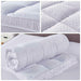 Premium Hotel Quality Extra Deep 120X200+5 cm 3D Bubble Mattress Topper Elastic Corners - Cotton Home