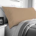 Premium Khaki Body Pillow Cover Super Soft Removable and Washable Standard Size Long Pillow cover 45 x140cm with Zipper Enclosure