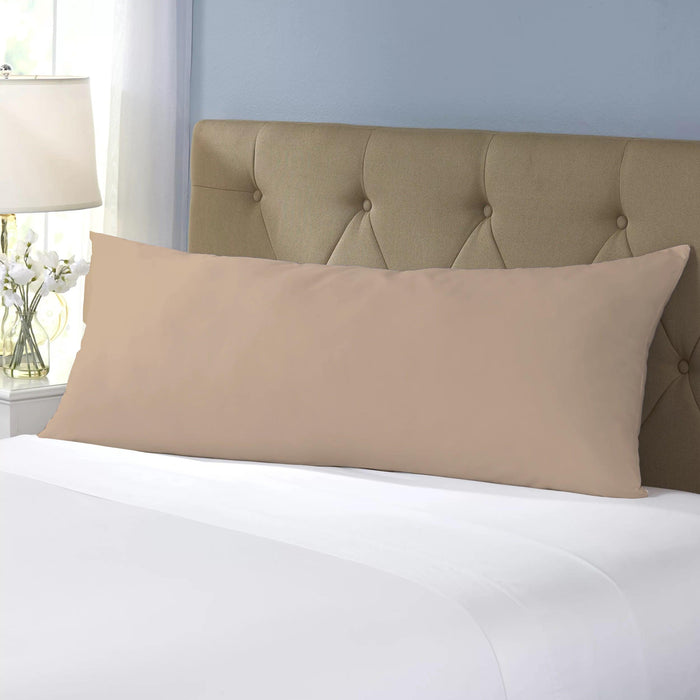 Body Pillow Cover 45x140cm - Khaki - Cotton Home