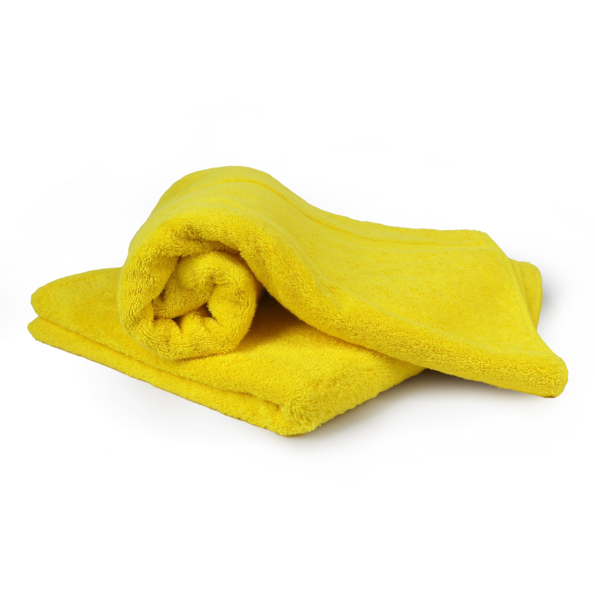 Cotton Bath Towel 70x140 CM 2 Piece Set, Yellow